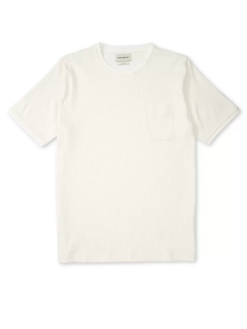 Oliver Spencer Lounge T-Shirt Elms Ecru Cheap