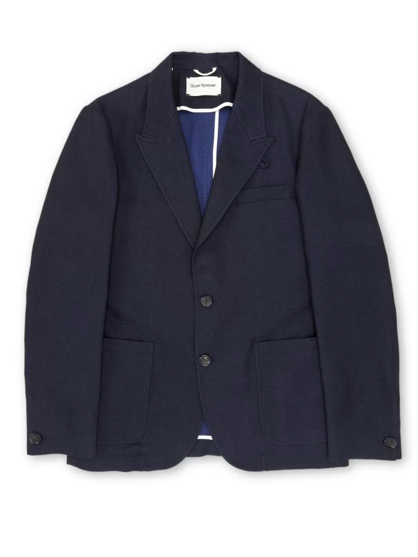 Oliver Spencer Mansfield Jacket Morva Navy Fashion