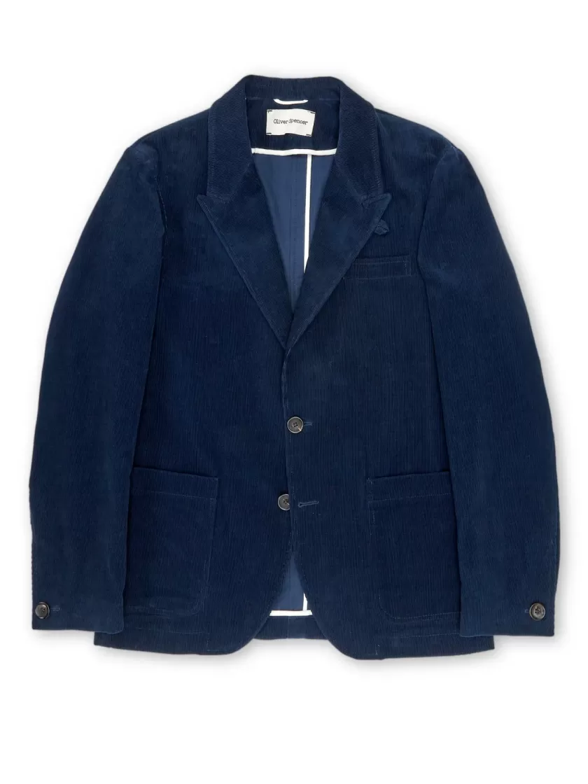 Oliver Spencer Mansfield Jacket Whitton Cord Navy Flash Sale