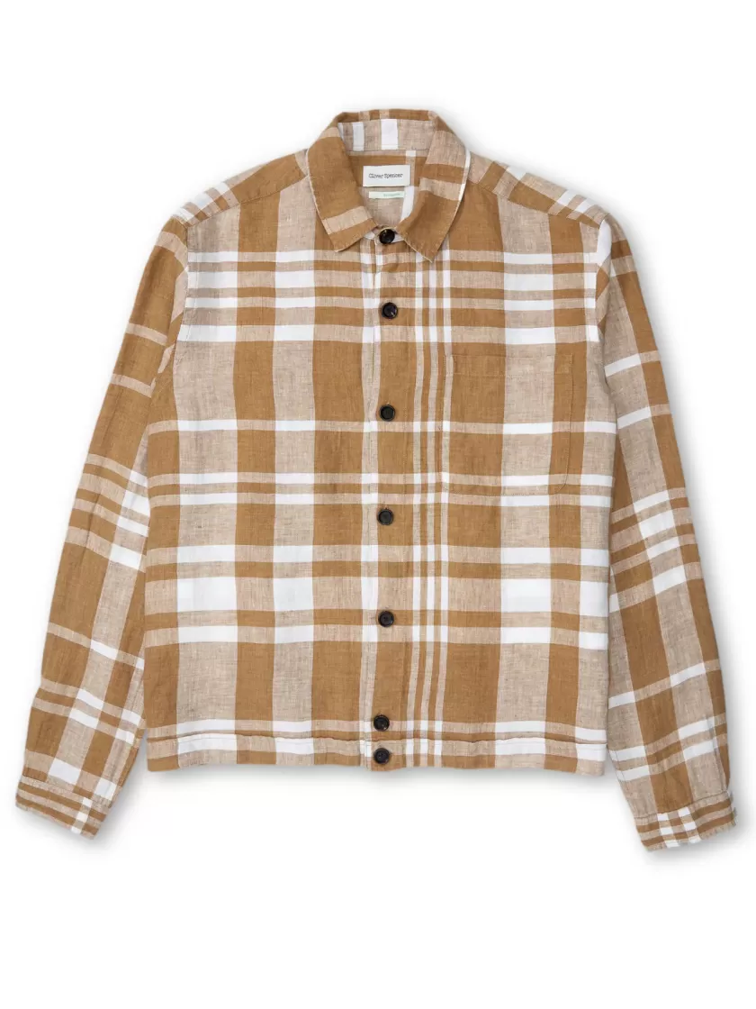 Oliver Spencer Milford Jacket Dillon Ochre Best Sale