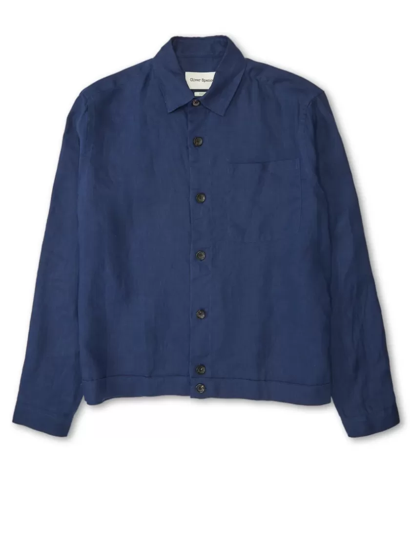 Oliver Spencer Milford Jacket Padworth Navy Online