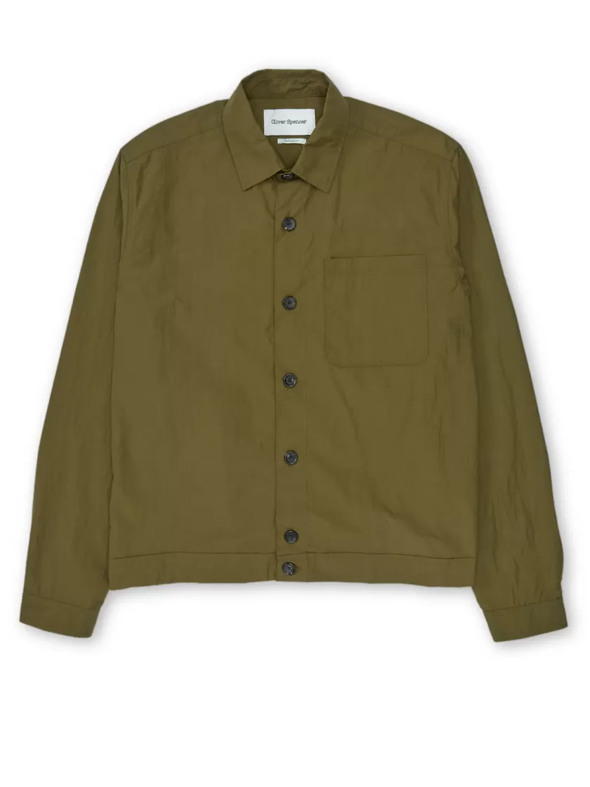 Oliver Spencer Milford Jacket Penpol Green Discount