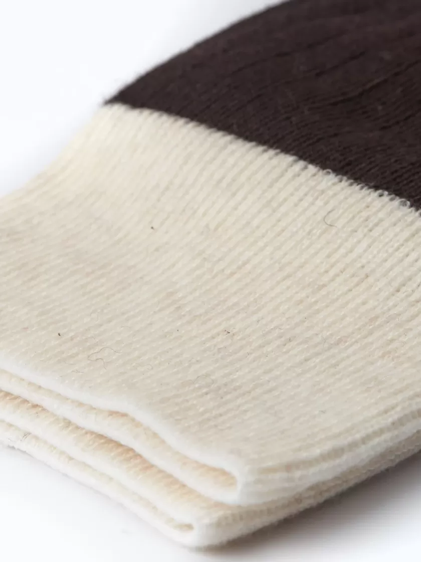 Oliver Spencer Miller Socks Bridge Chocolate Brown Cheap