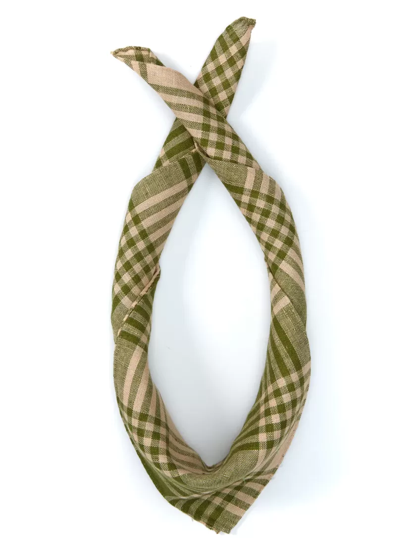 Oliver Spencer Neckerchief Cannon Green New