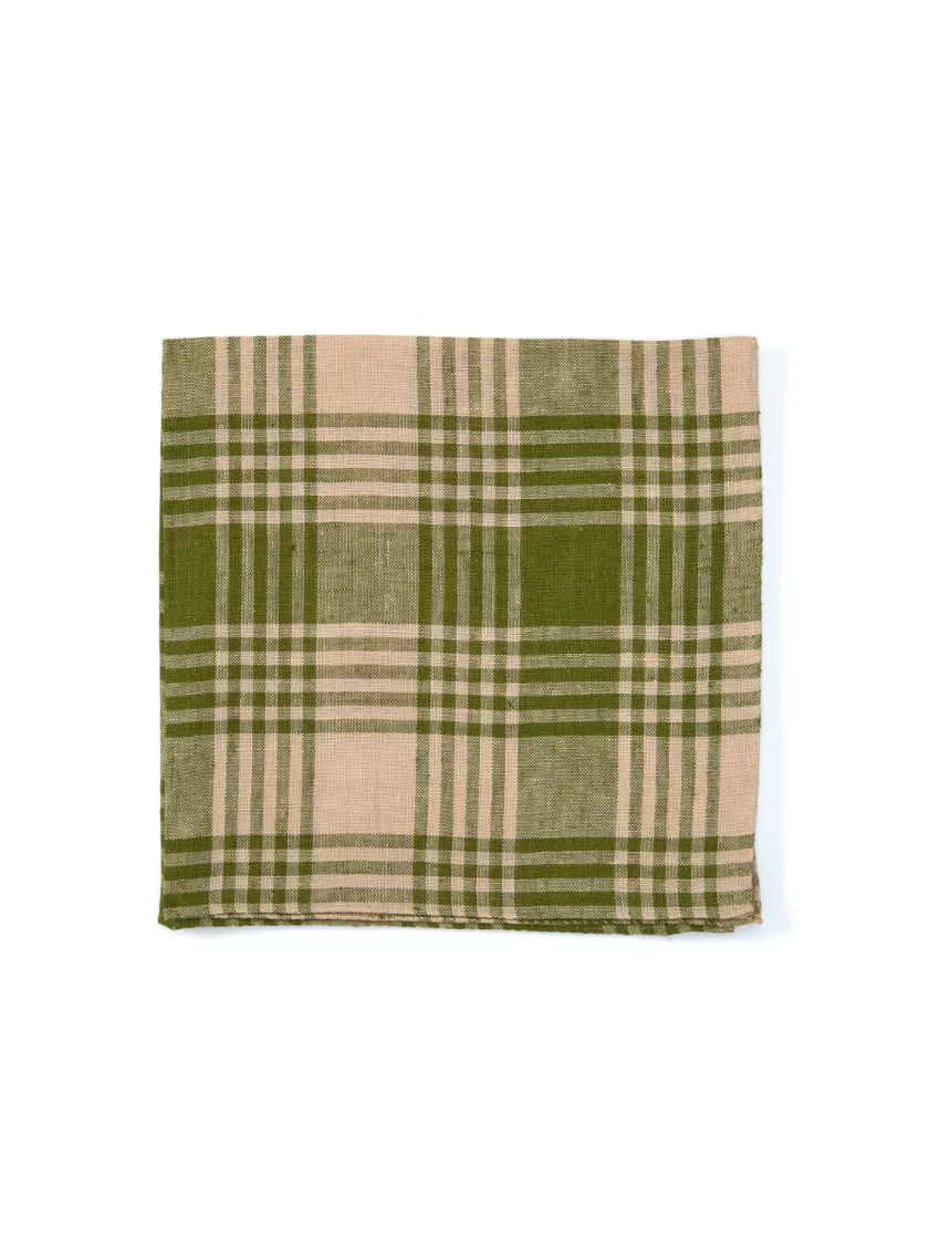 Oliver Spencer Neckerchief Cannon Green New