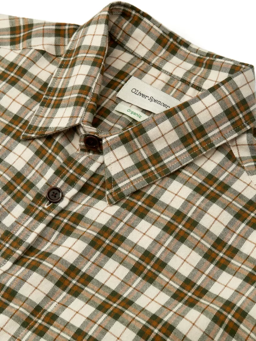 Oliver Spencer New York Special Shirt Collier Beige Flash Sale