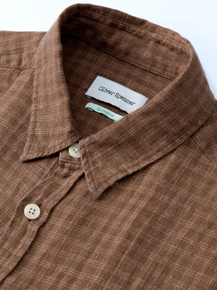Oliver Spencer New York Special Shirt Popham Brown New