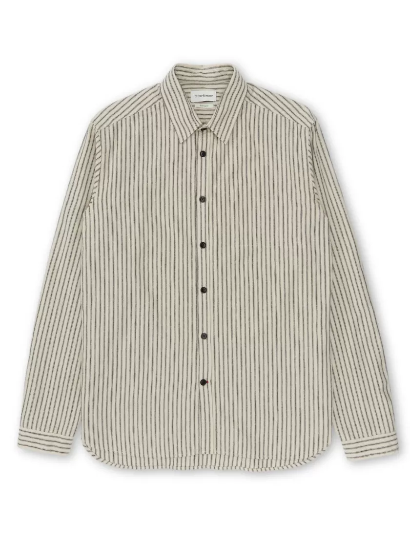 Oliver Spencer New York Special Shirt Unwin Cream Outlet