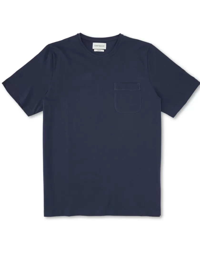 Oliver Spencer Oli's T-Shirt Conway Navy Sale