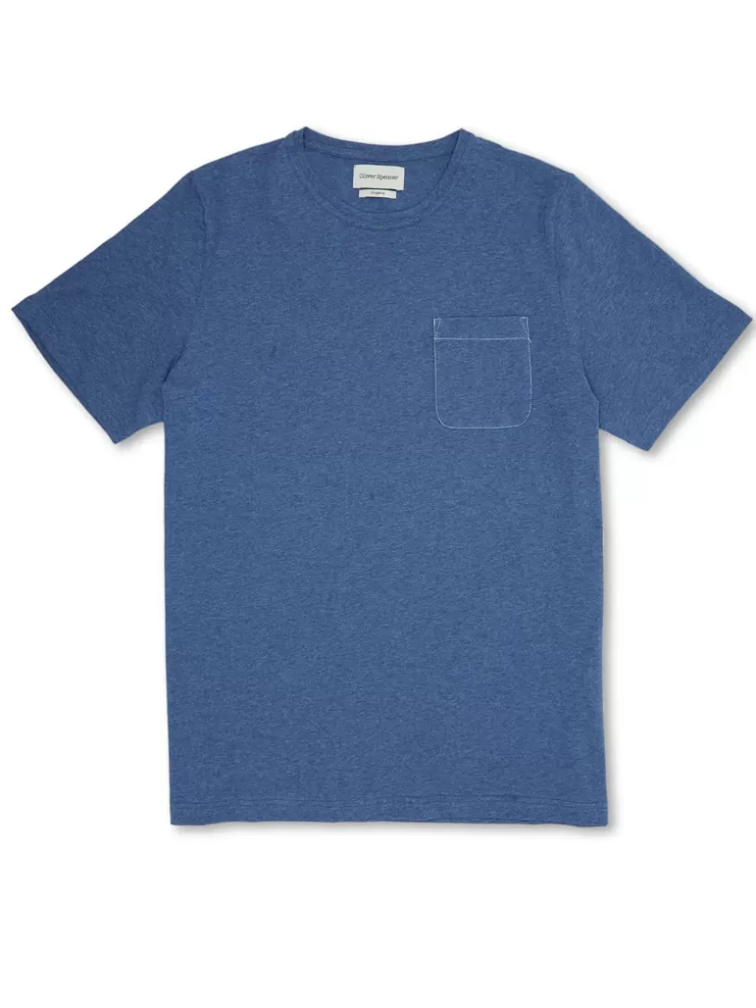 Oliver Spencer Oli's T-Shirt Conway Sky Blue Cheap