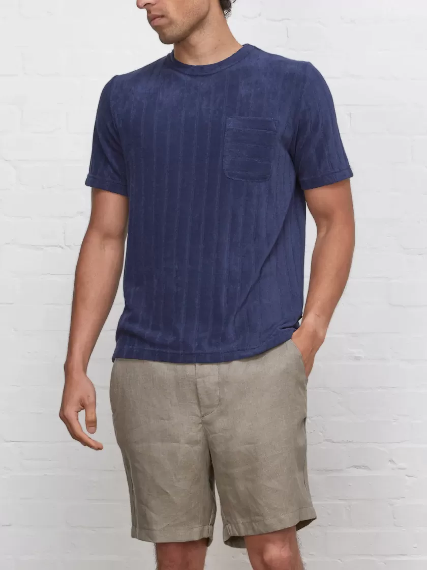 Oliver Spencer Oli's T-Shirt Haywood Navy Outlet