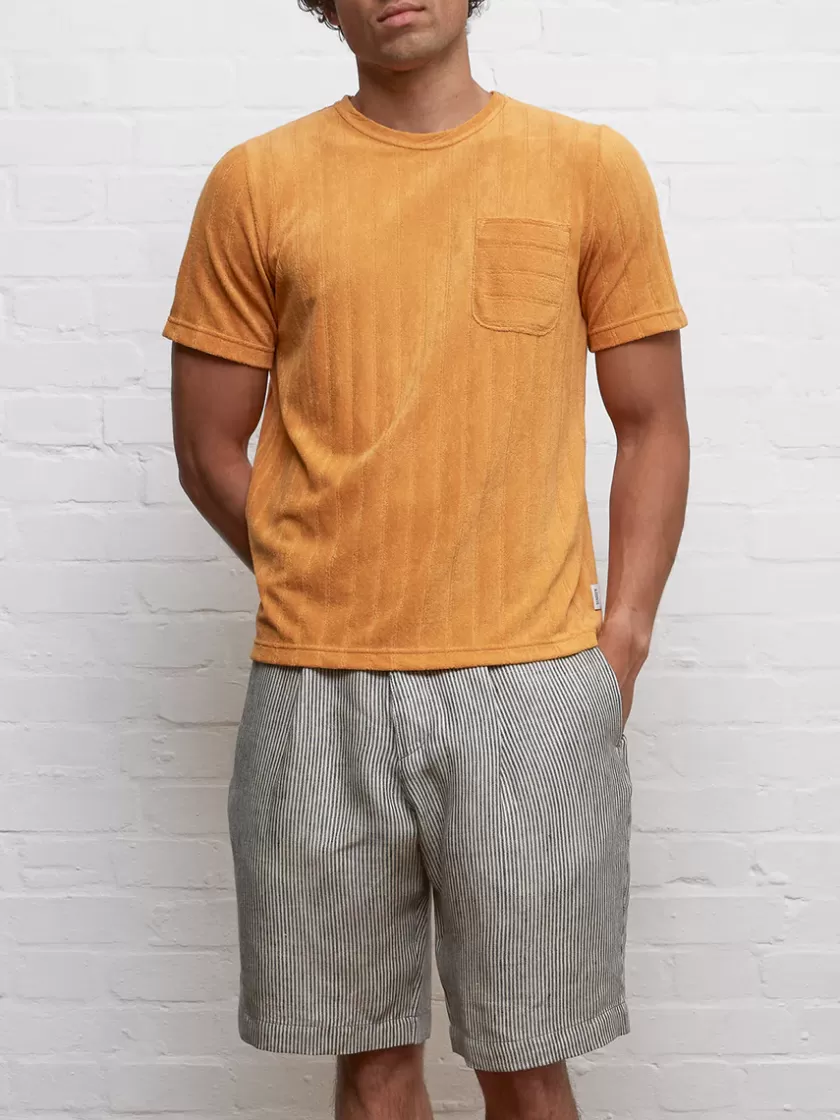 Oliver Spencer Oli's T-Shirt Haywood Yellow New