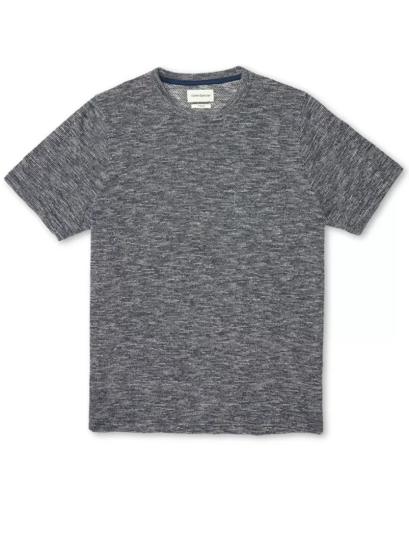 Oliver Spencer Oli's T-Shirt Ladock Navy Sale