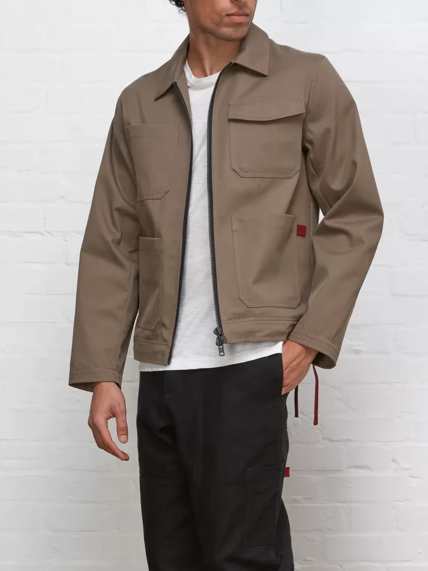 Oliver Spencer X Niwaki Hortus Gardening Jacket Scafell Khaki Shop
