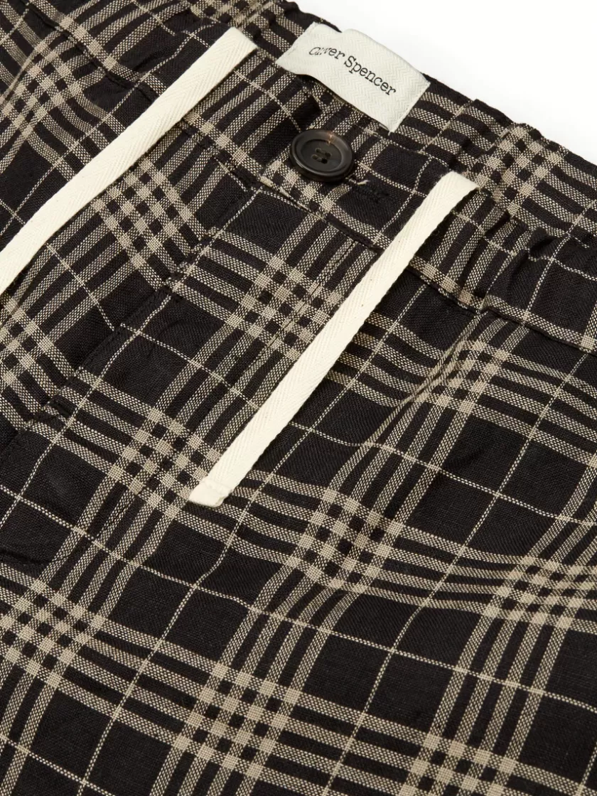 Oliver Spencer Osborne Drawstring Shorts Finlay Black Flash Sale