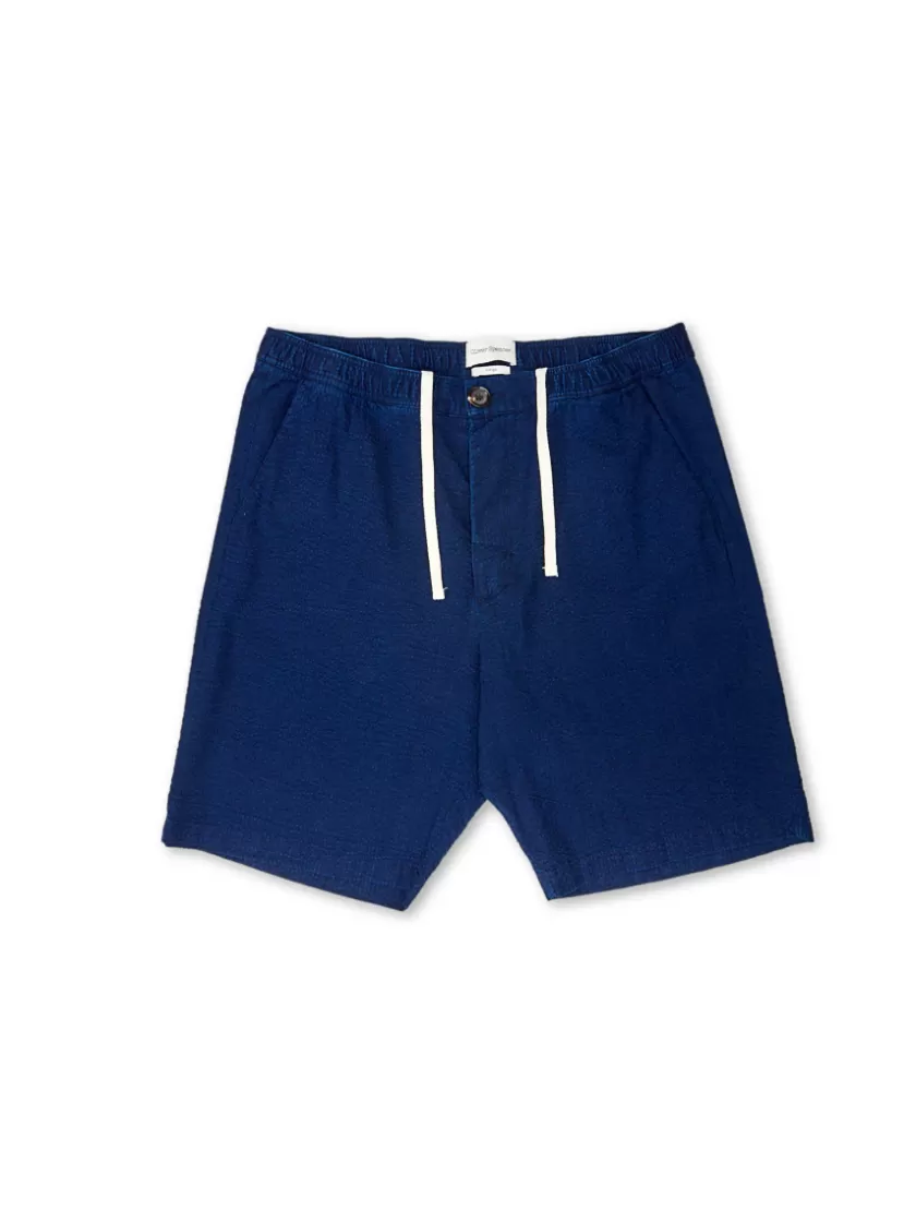 Oliver Spencer Osborne Drawstring Shorts Ives Indigo Discount