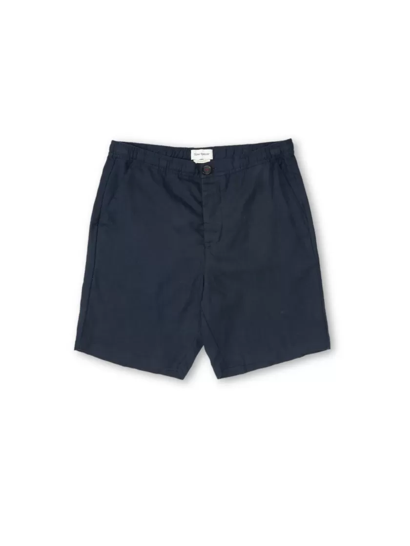 Oliver Spencer Osborne Drawstring Shorts Padworth Navy Cheap
