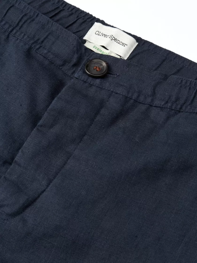 Oliver Spencer Osborne Drawstring Shorts Padworth Navy Cheap