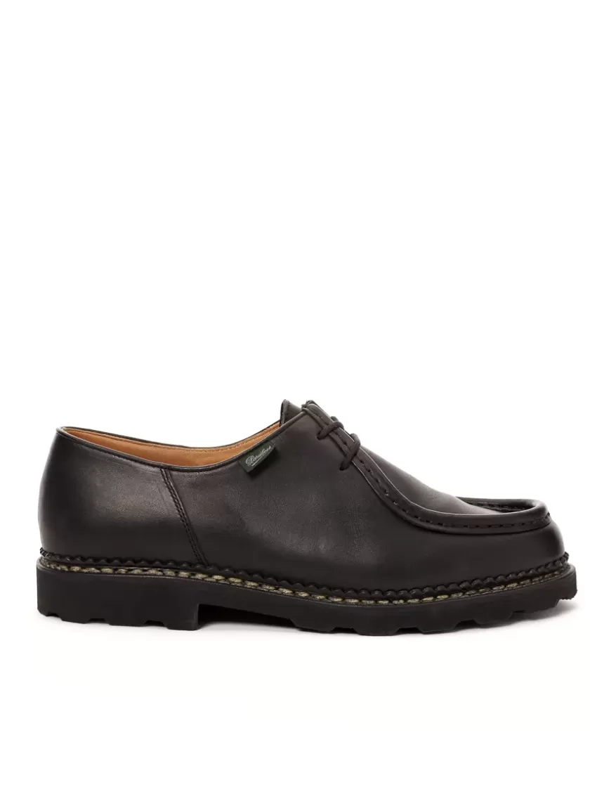 Oliver Spencer Paraboot Michael Smooth Leather Black Flash Sale