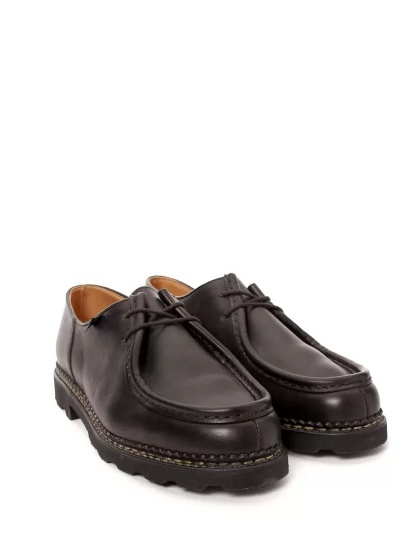 Oliver Spencer Paraboot Michael Smooth Leather Black Flash Sale