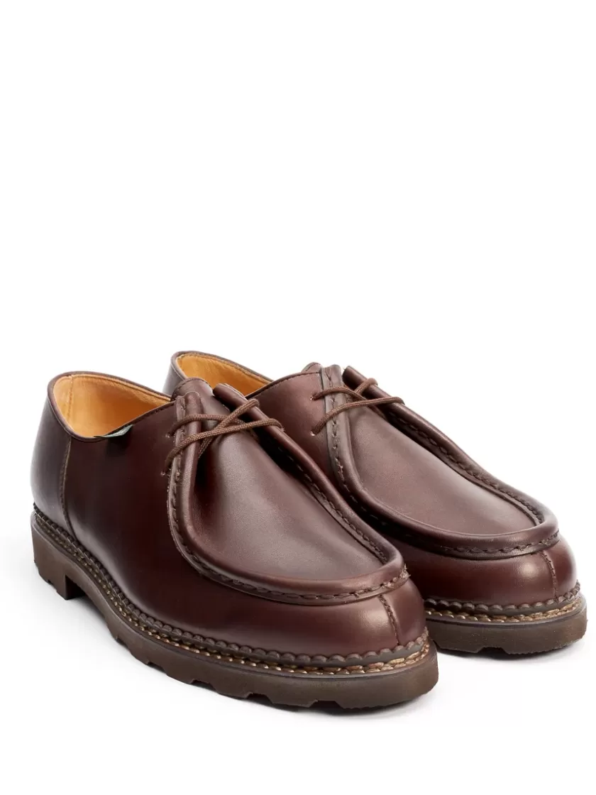 Oliver Spencer Paraboot Michael Smooth Leather Coffee Cheap