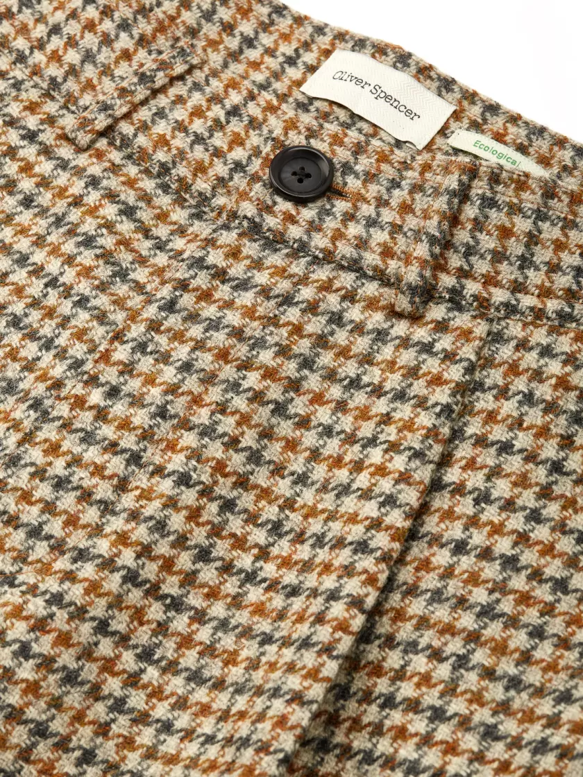 Oliver Spencer Pleat Trousers Rogers Ochre Flash Sale