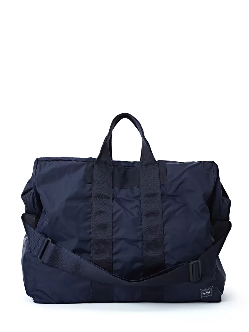 Oliver Spencer Porter-Yoshida & Co Navy 2-Way Flex Duffle Bag Hot