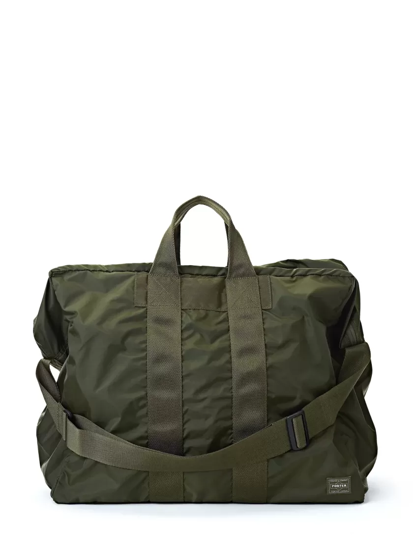 Oliver Spencer Porter-Yoshida & Co Olive 2-Way Flex Duffle Bag Cheap