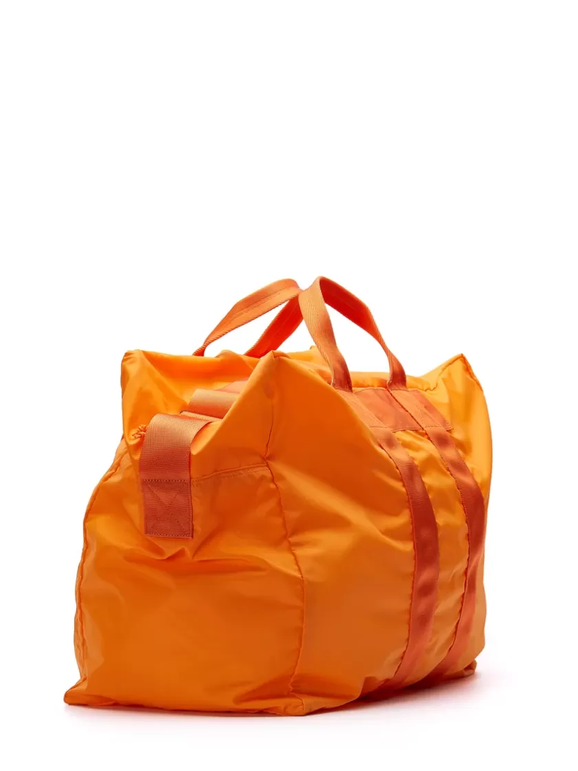 Oliver Spencer Porter-Yoshida & Co Orange 2-Way Flex Duffle Bag Flash Sale