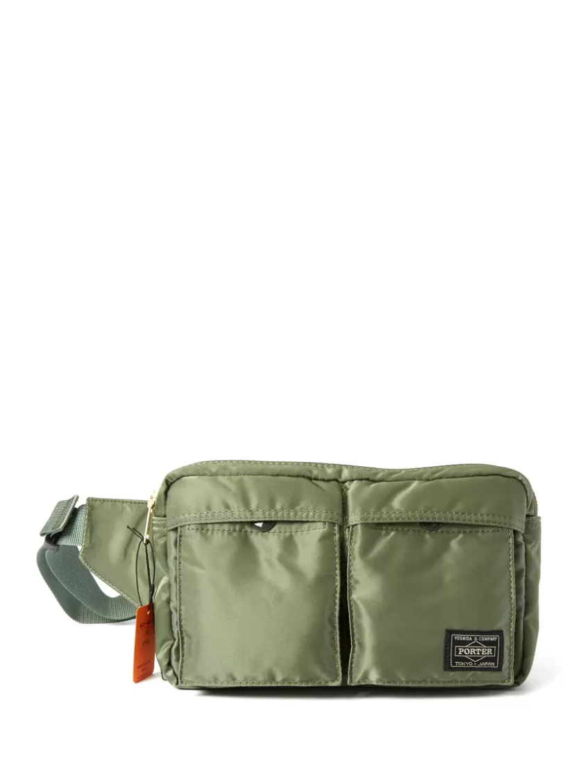 Oliver Spencer Porter-Yoshida & Co Tanker Waist Bag Sage Green Discount