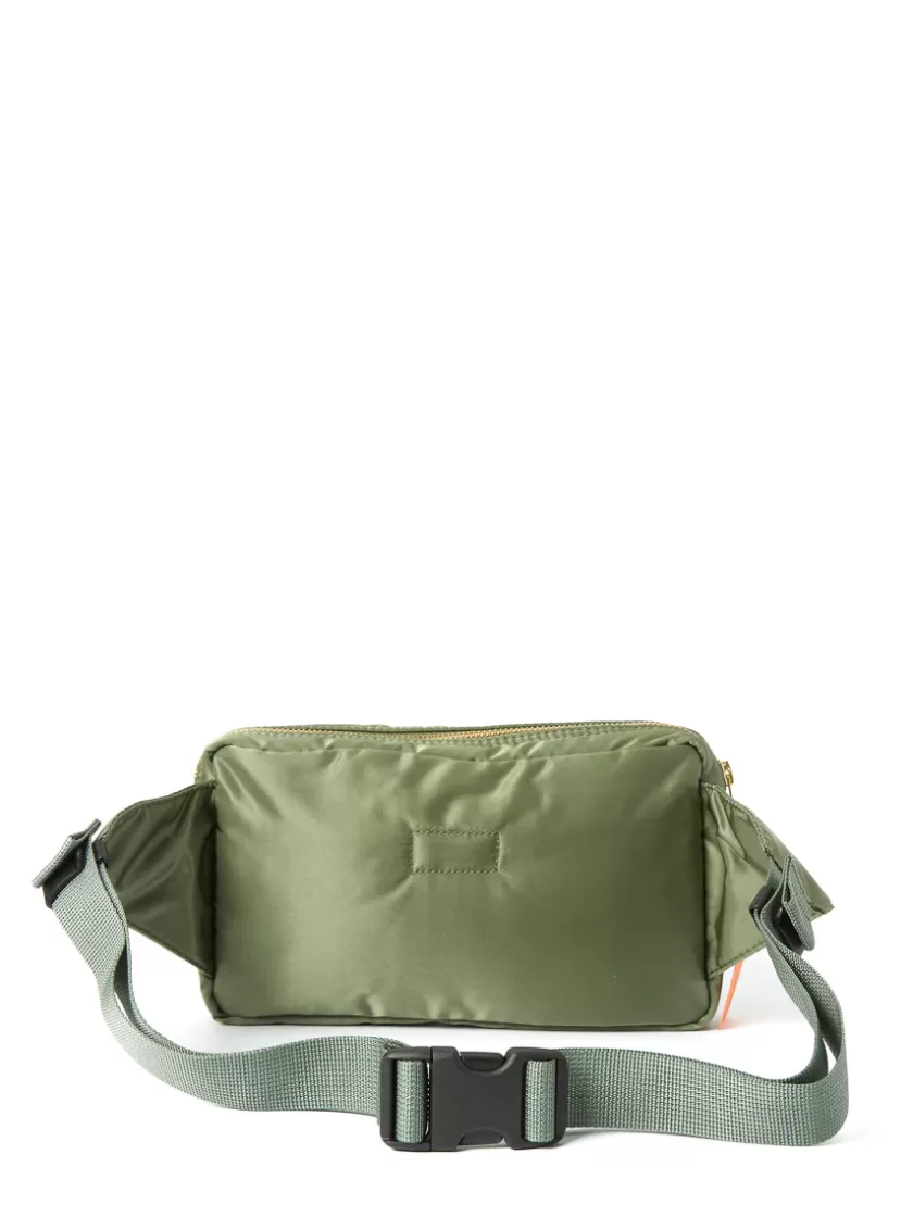 Oliver Spencer Porter-Yoshida & Co Tanker Waist Bag Sage Green Discount