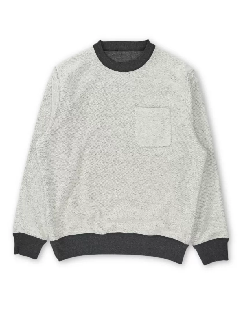 Oliver Spencer Reversible Sweatshirt Ruddock Charcoal Cheap