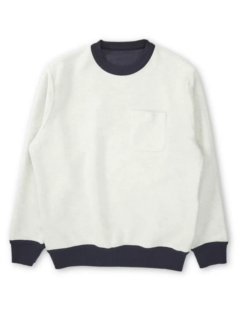 Oliver Spencer Reversible Sweatshirt Ruddock Navy Hot