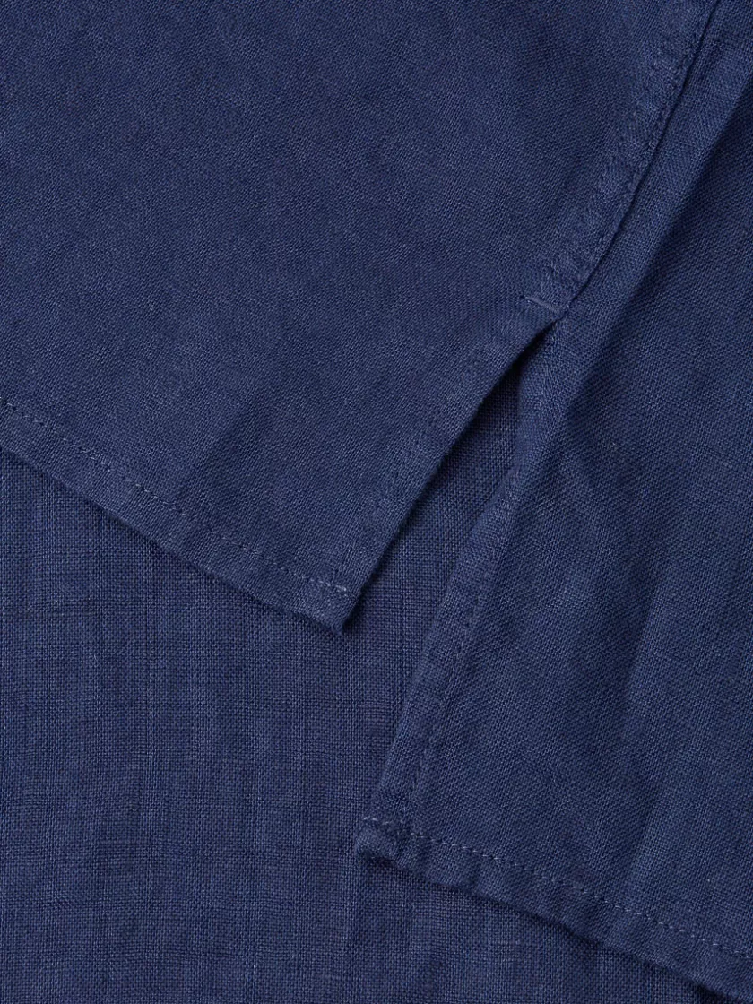 Oliver Spencer Riviera Short Sleeve Shirt Bridford Navy Shop