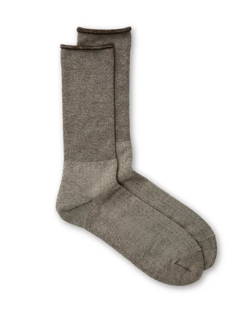 Oliver Spencer Ro To To City Socks Grey/Dark Brown Sale