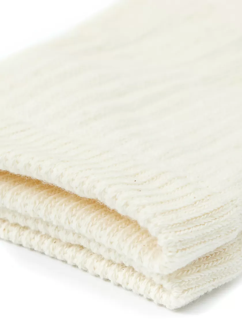 Oliver Spencer Ro To To Double Face Mid Socks Ivory Online