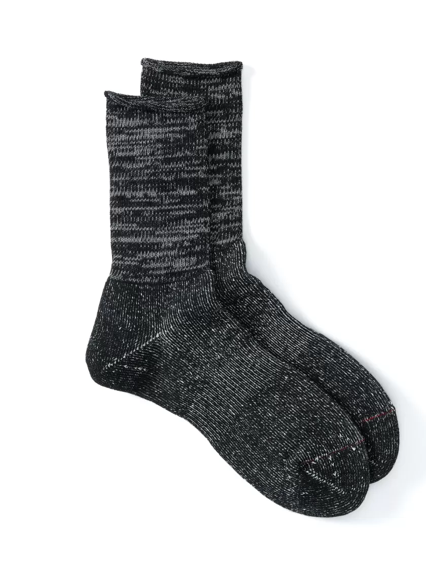 Oliver Spencer Ro To To Washi Pile Crew Socks Black Outlet