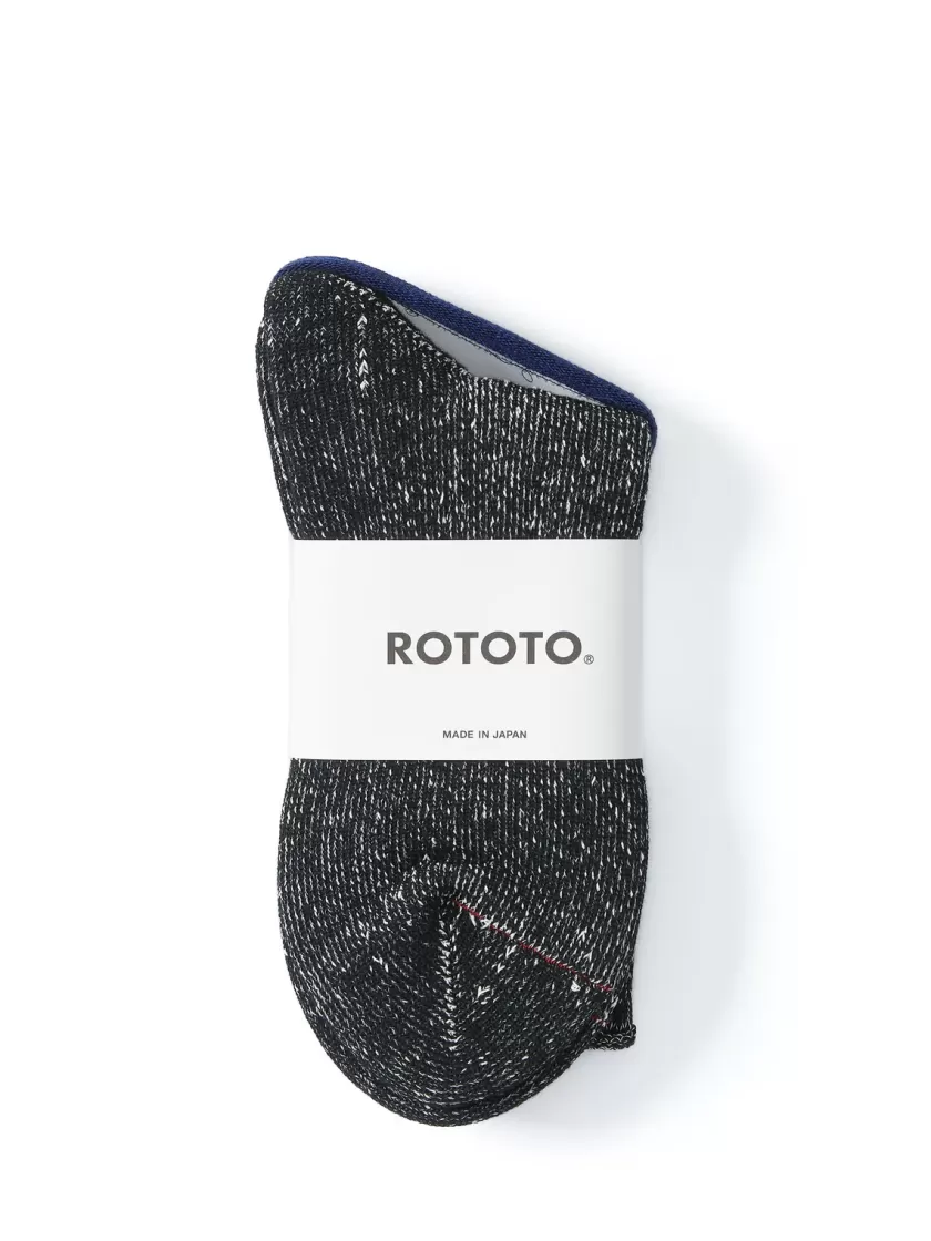 Oliver Spencer Ro To To Washi Pile Crew Socks Black Outlet