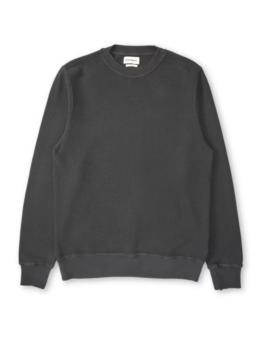 Oliver Spencer Robin Sweatshirt Rycroft Gunmetal Grey Flash Sale