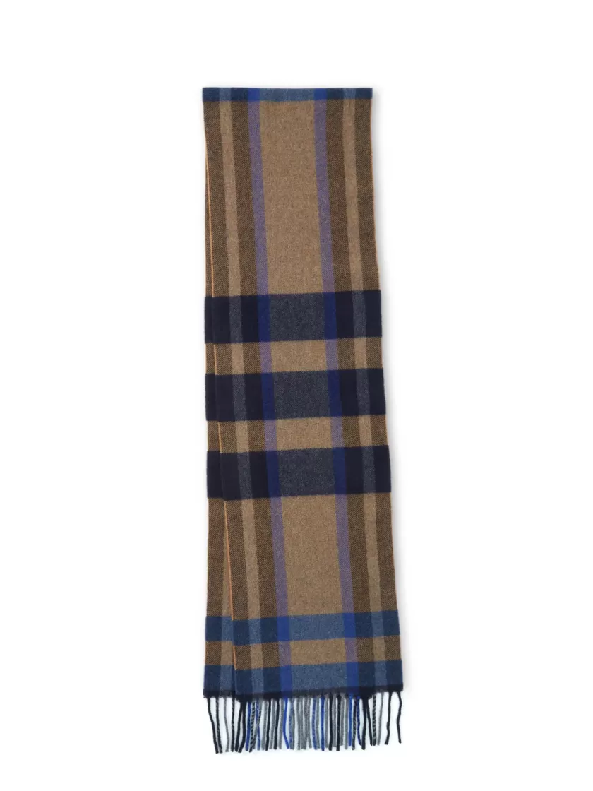 Oliver Spencer Sennen Scarf Horndon Beige Check Shop