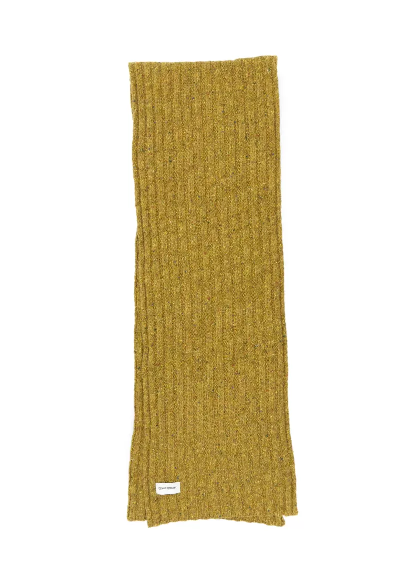 Oliver Spencer Soane Scarf Rib Yellow Clearance