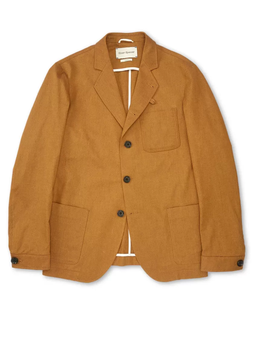 Oliver Spencer Solms Jacket Bevan Ochre Hot