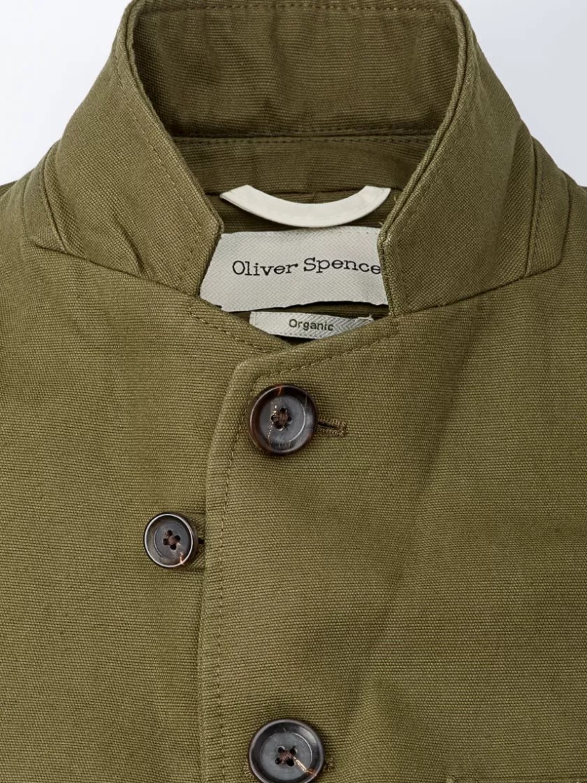 Oliver Spencer Solms Jacket Ellbridge Green Hot