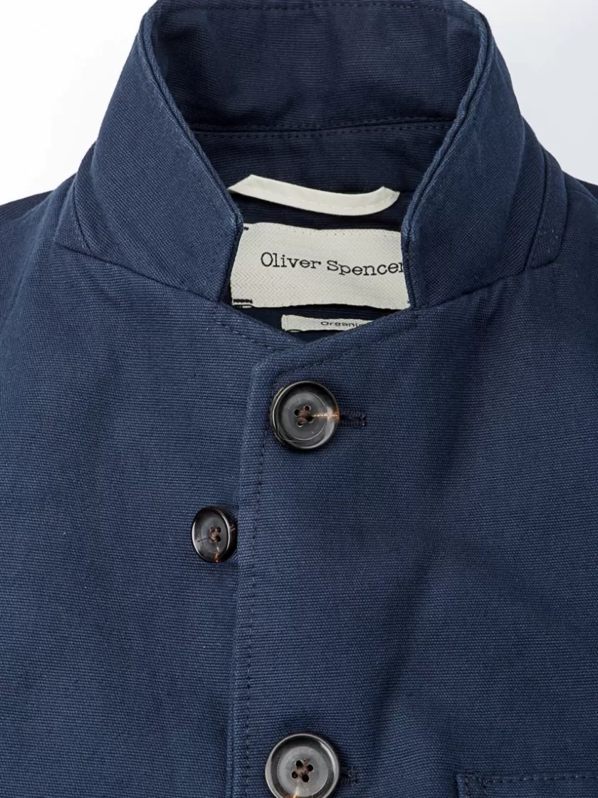 Oliver Spencer Solms Jacket Ellbridge Navy Discount