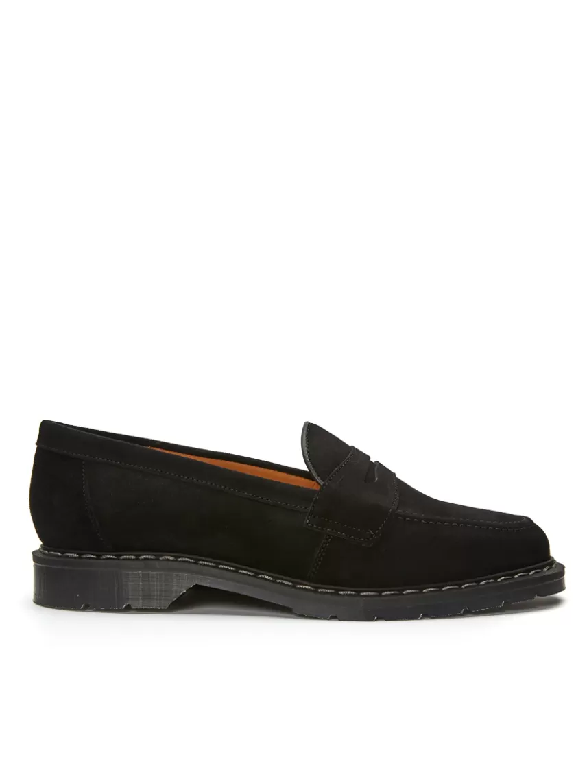 Oliver Spencer Solovair X Black Suede Loafer Cheap