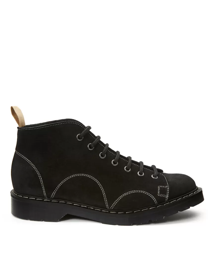 Oliver Spencer Solovair X Black Suede Monkey Boots Outlet