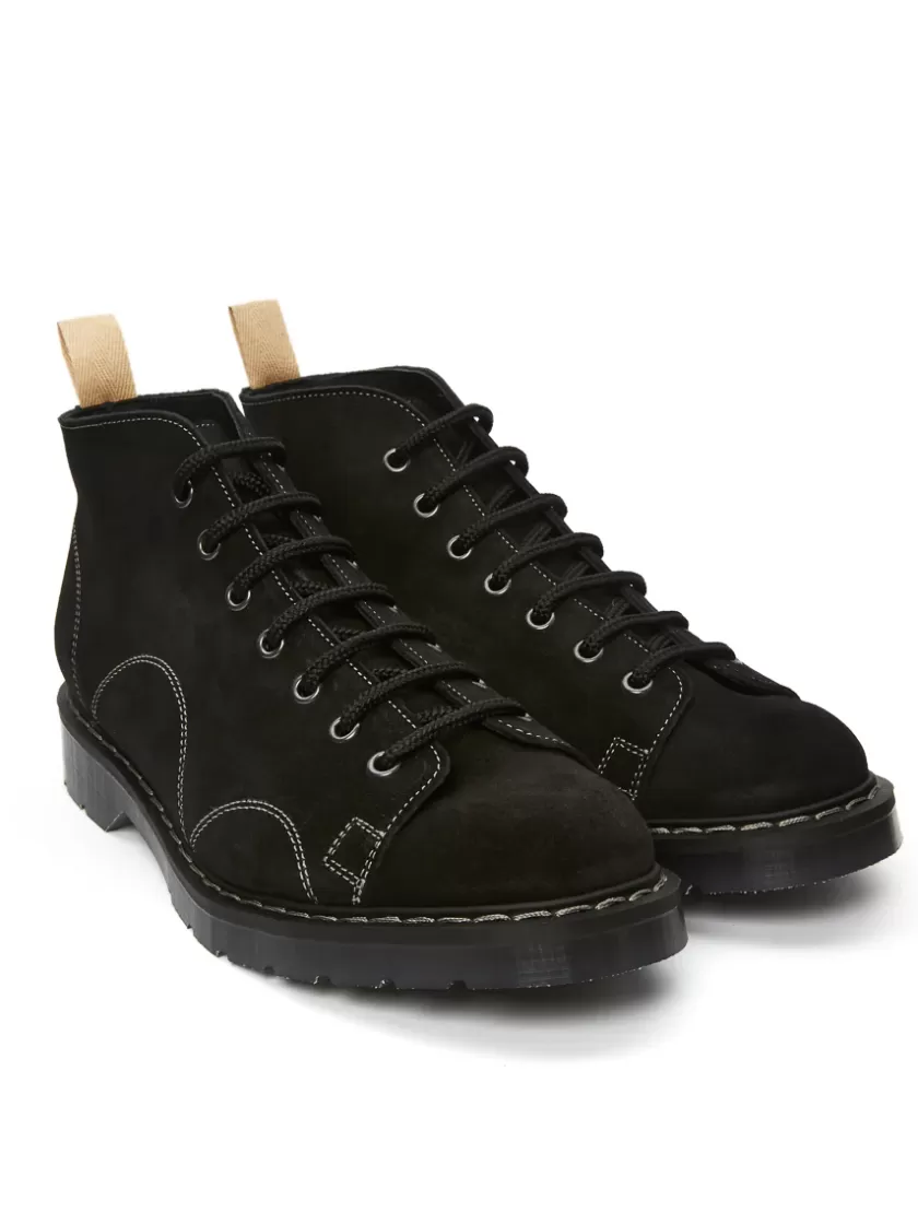 Oliver Spencer Solovair X Black Suede Monkey Boots Outlet