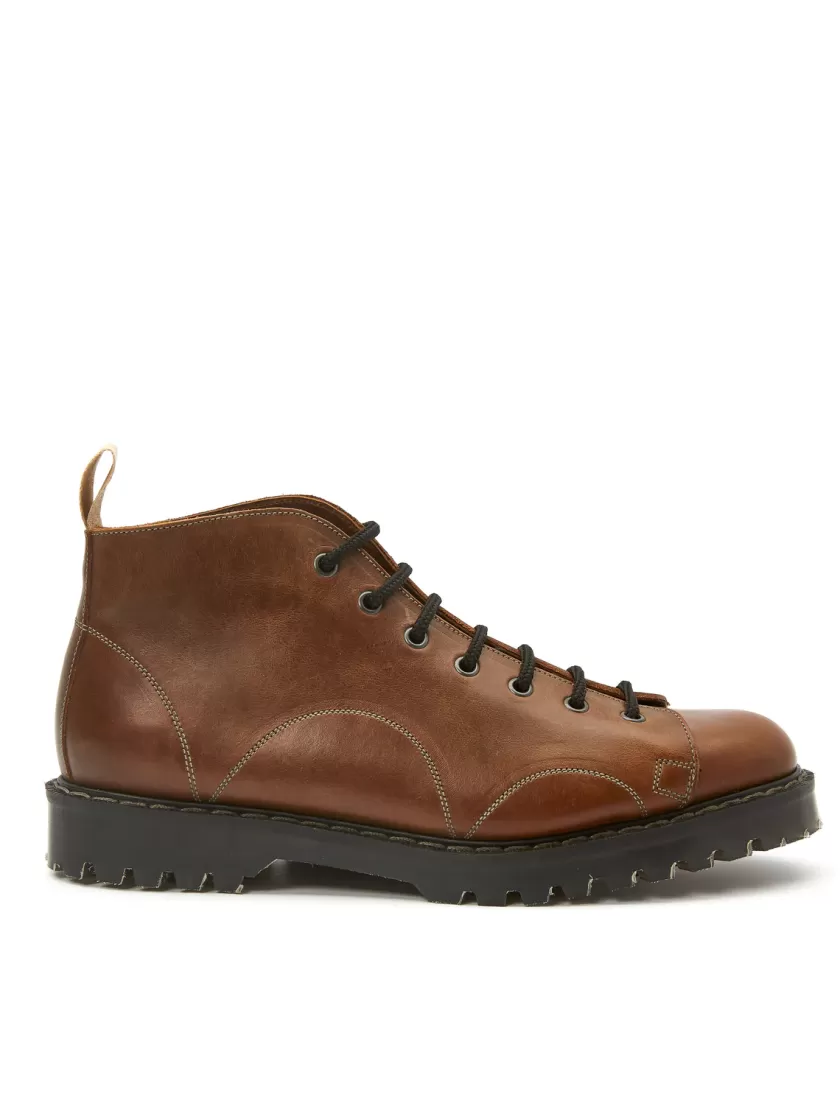 Oliver Spencer Solovair X Brown Gaucho Leather Monkey Boots Cheap