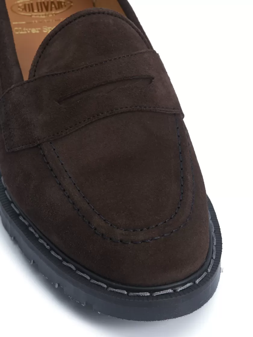 Oliver Spencer Solovair X Brown Suede Loafer Shop