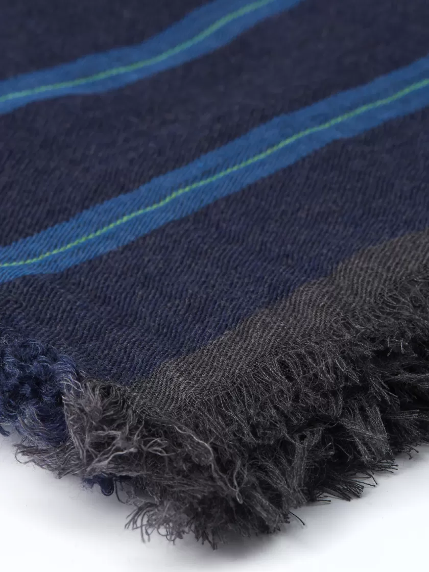 Oliver Spencer Sybill Scarf Colefax Navy Outlet
